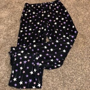 black pajama pants w stars